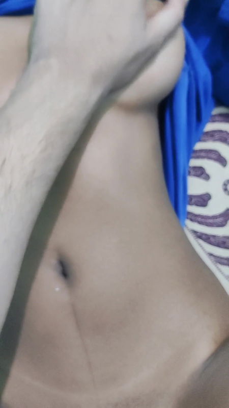 Without condom fucked her and pressing my step moms beautiful big boobs