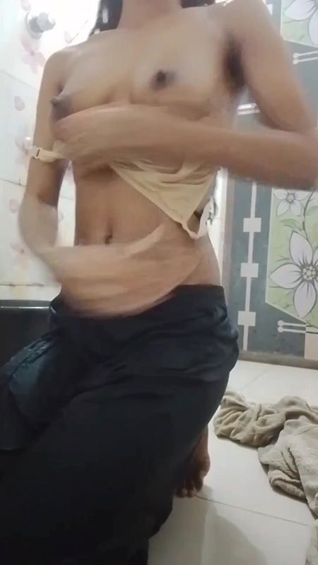 My Arabian step Sister Bathing