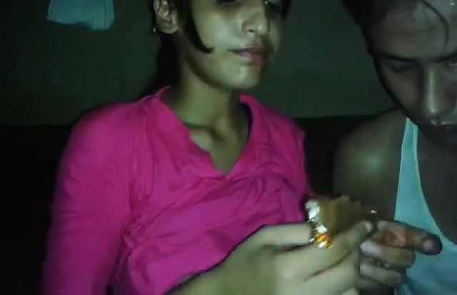 cherika desi teen chocolaty kiss-and boobs