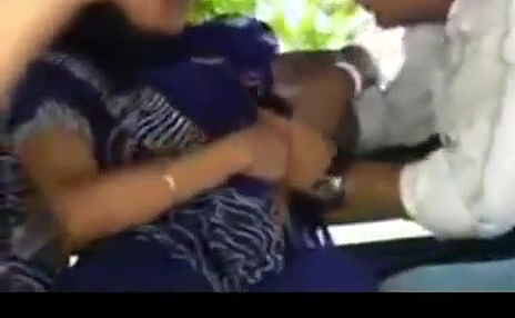 couple in public park