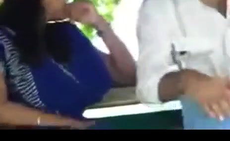 couple in public park