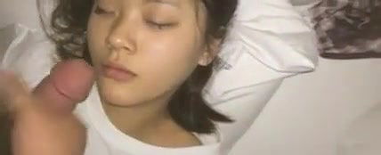 cumshot on myleeping gf