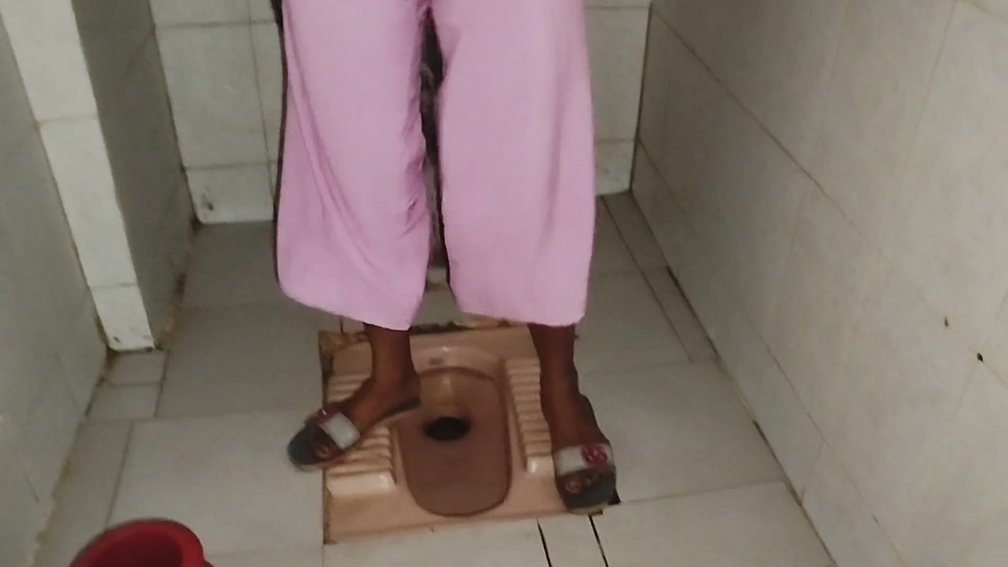 Toilet sex video with girlfriend