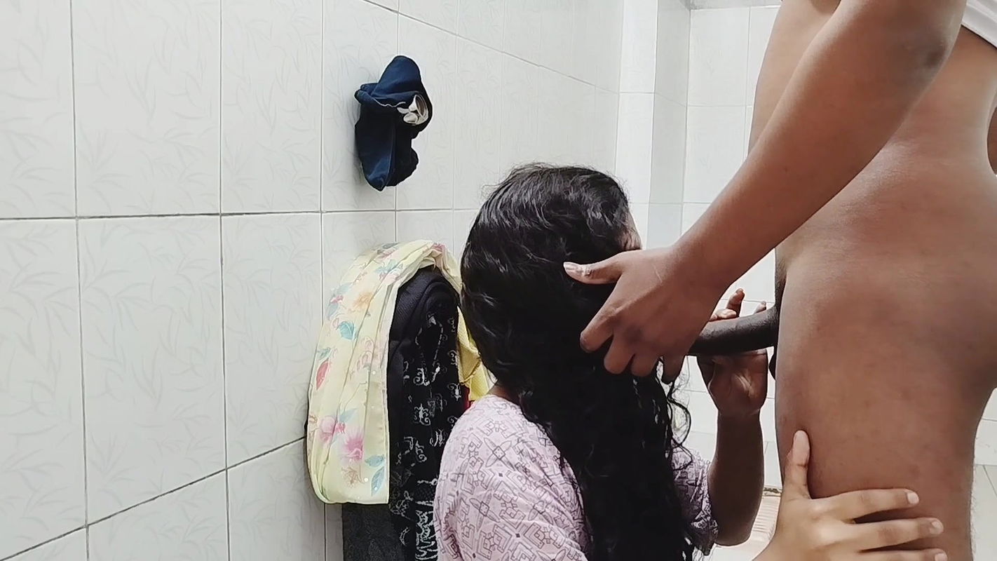 Toilet sex video with girlfriend