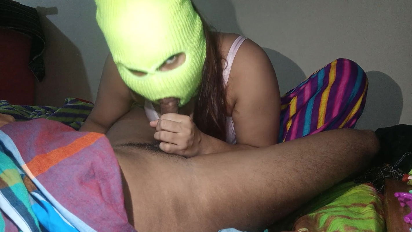 Sucking stepson’s penis in mouth. cum in mouth best blowjobs video