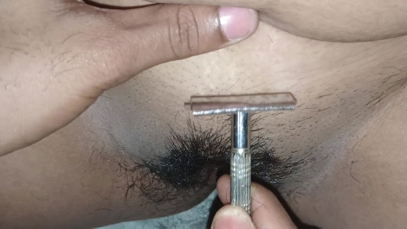 Shaving live Desi bhabhi hot