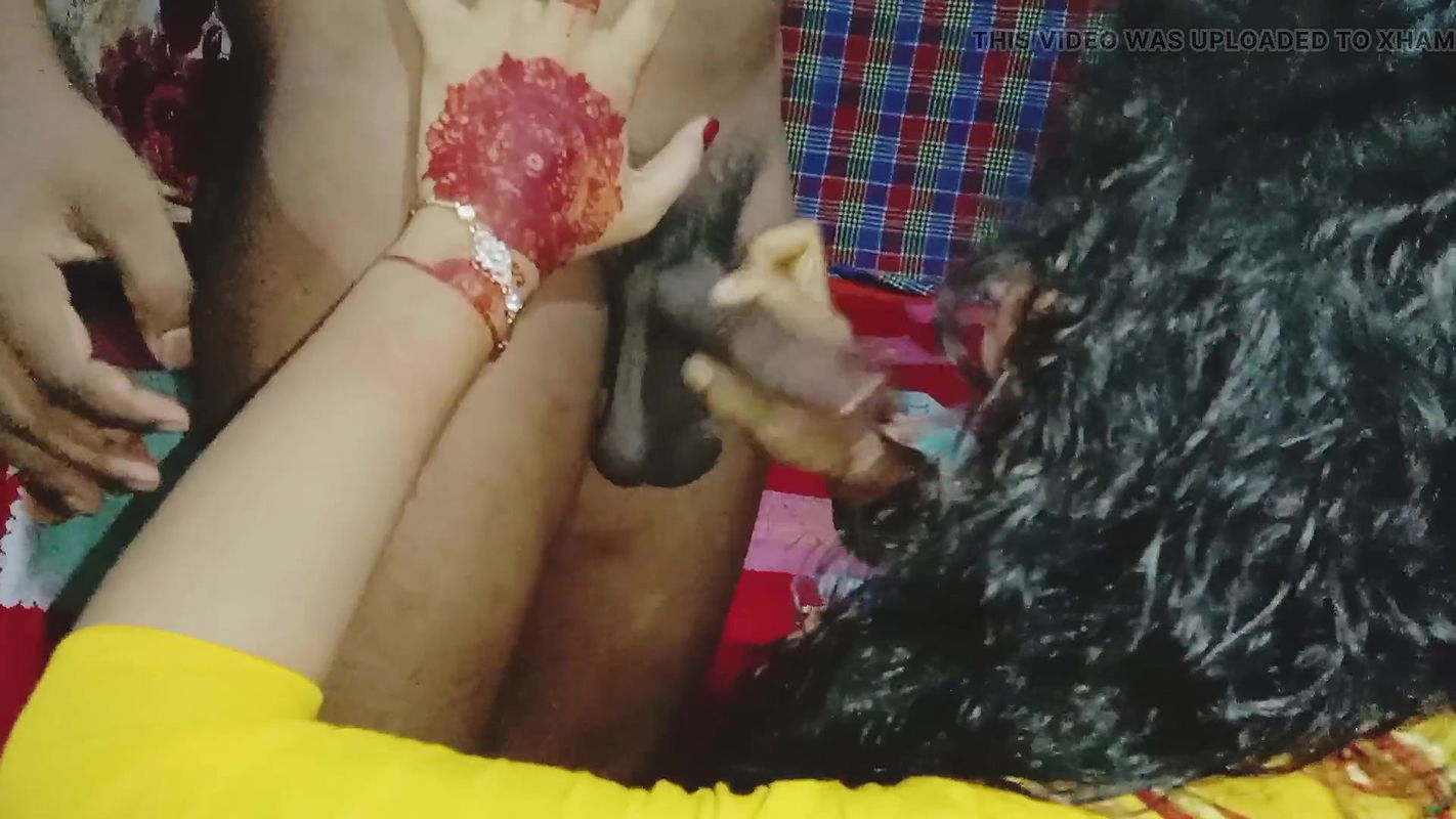 New Married Couple having romantic sex