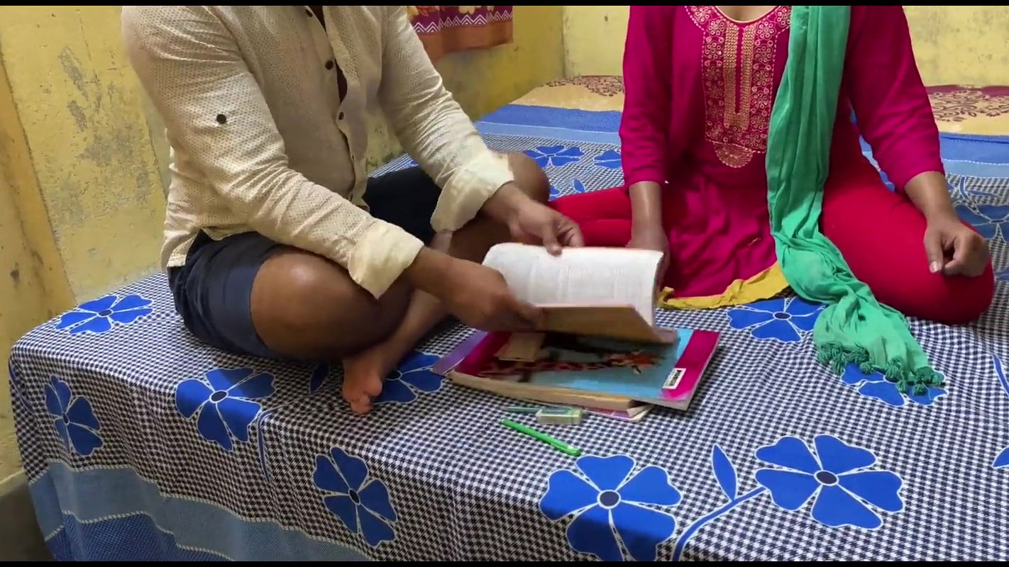 My First Sex Teacher is Sathi Bhabhi and she is fucking her student for English study