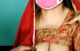desi girl playing on webcam 1