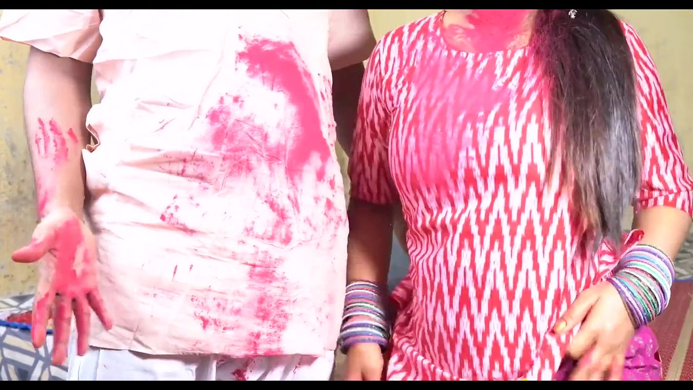 Happy Holi , Desi Young School Girl Fucked hard by her Uncle in Holy Day ( clear hindi audio )