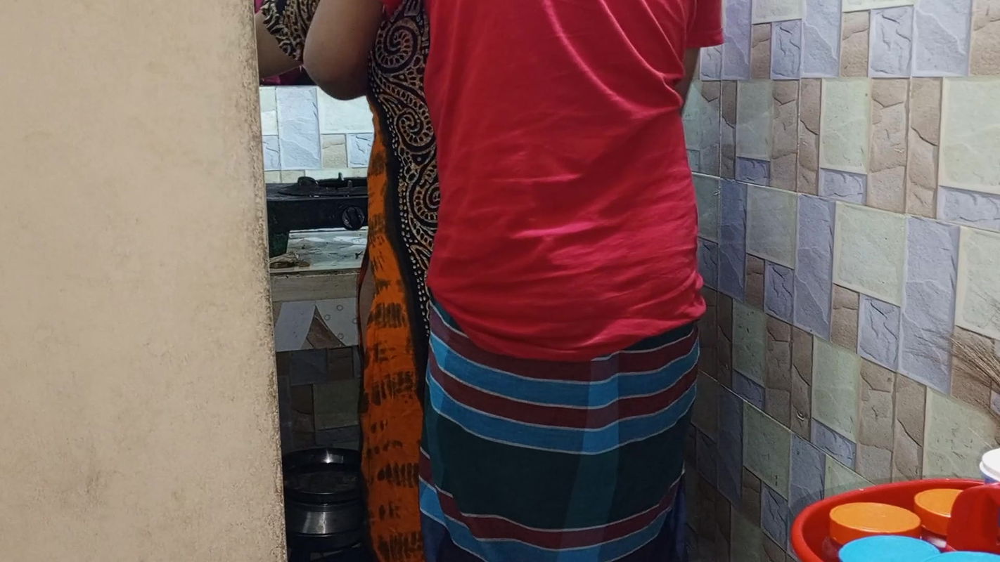 Fucking STEP mom in the kitchen, Sexy STEP mom fucks like a wife