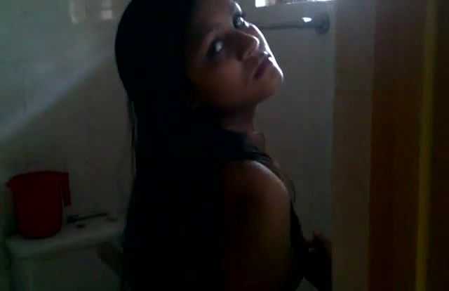 girl getting dressed afterhower