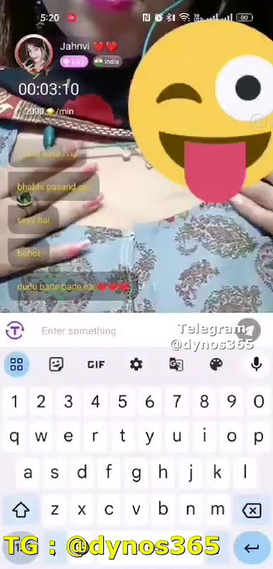 Jahnvi Bhabhi Private Chamet Boobs Show