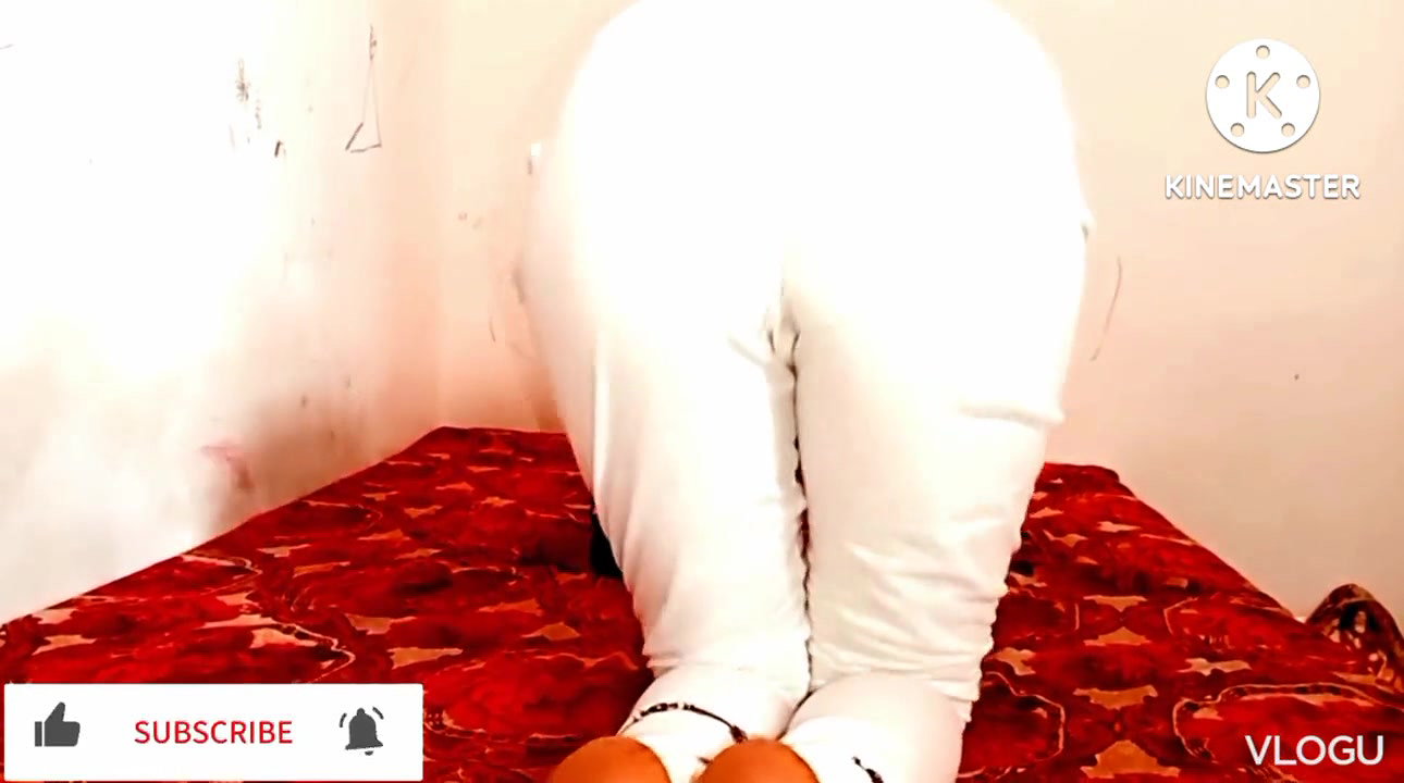 Indian sister yoga class and brother watch and make him Film