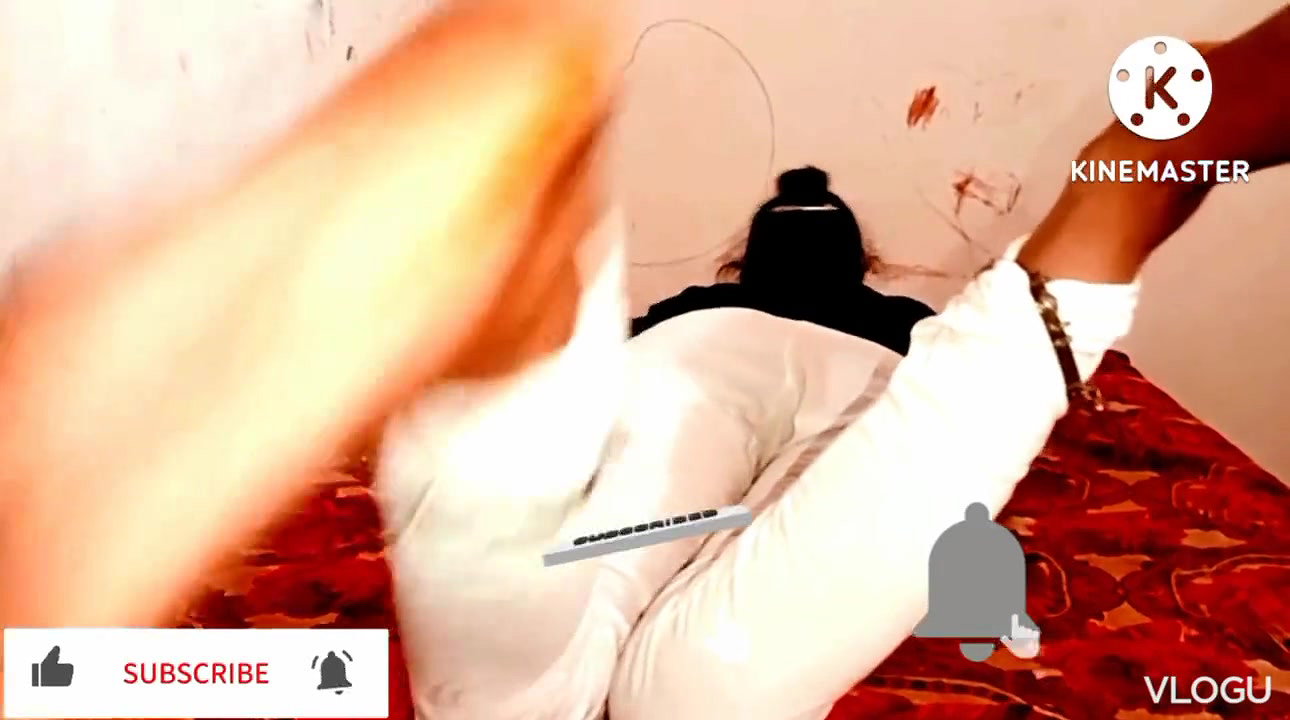 Indian sister yoga class and brother watch and make him Film