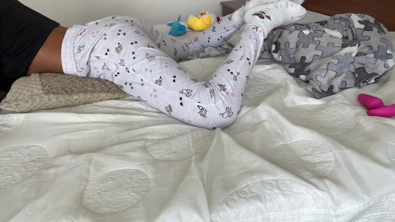 I was very bored at home masturbating with toys that I found