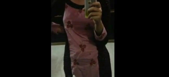 indian babe filming herelfie