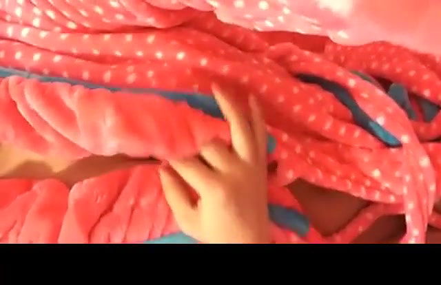 indian babe opening her red nighty