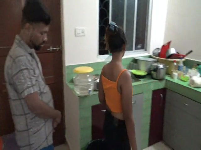 A desi girl was cheated by two strangers and made a threesome fucking session with full dirty Hindi talk