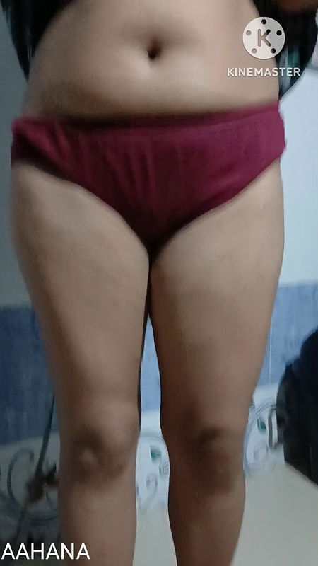 AAHANA PANTY VIEW FOR BULL !!!