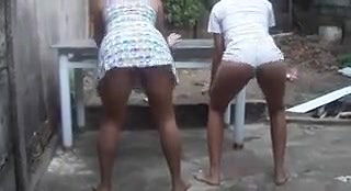 indian booties dacing in open