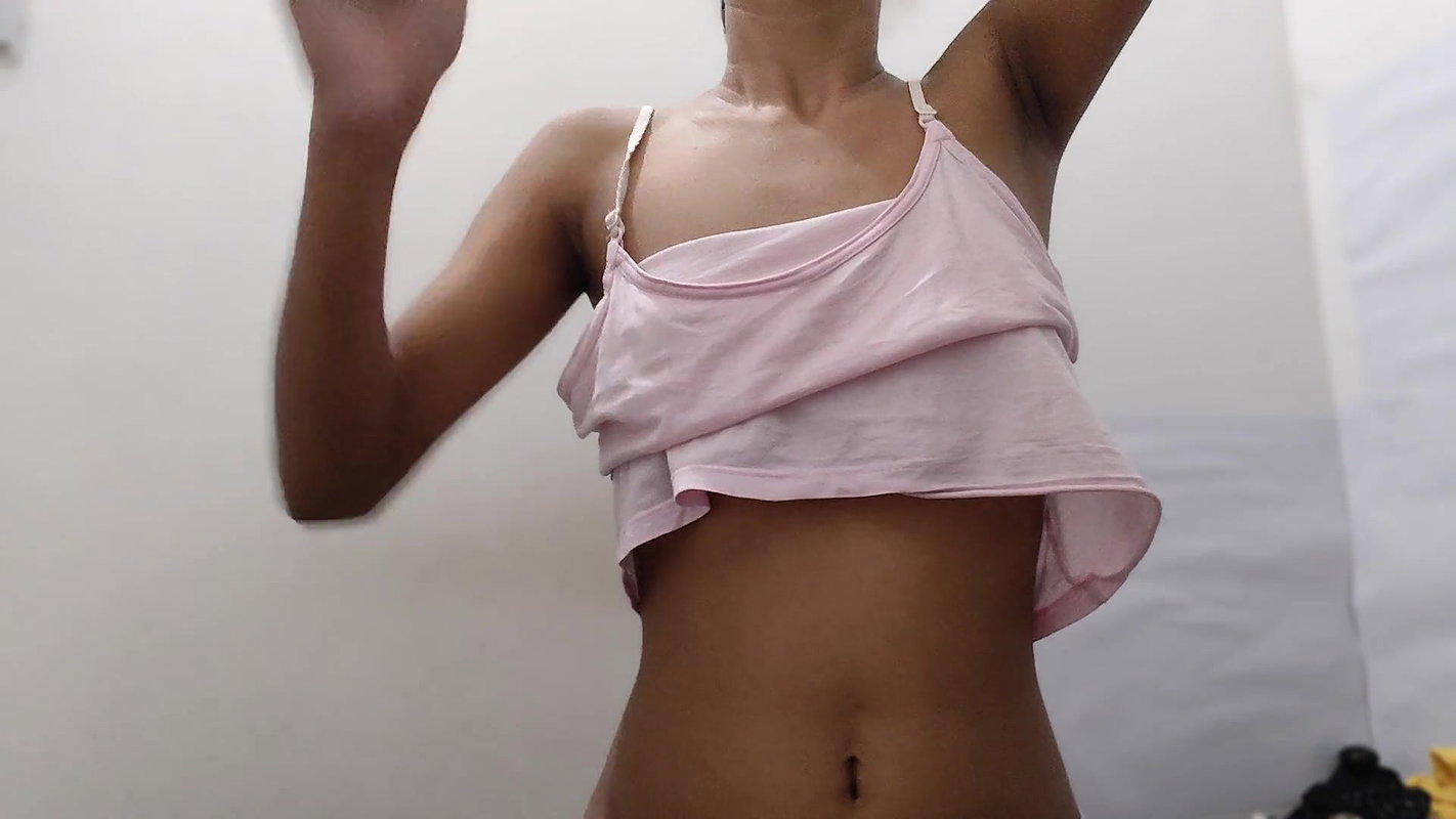 Asian girl small tits