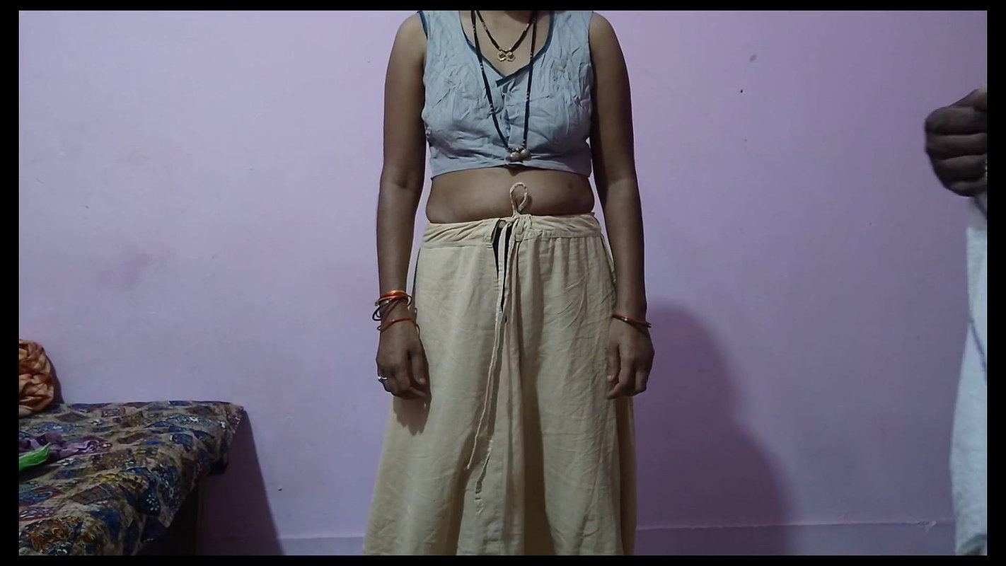 Bhabhi was sweeping when brother-in-law made her lie down on the ground and fucked her hard