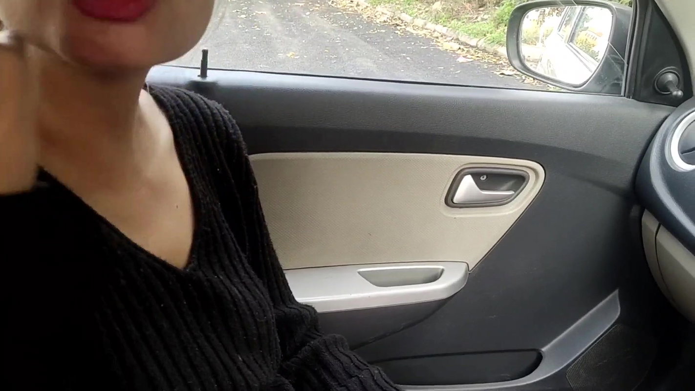 Blackmailing and fucking my gf outdoor risky public sex with ex bf Hot sexy ex girlfriend ki chudai in lockdown in Car