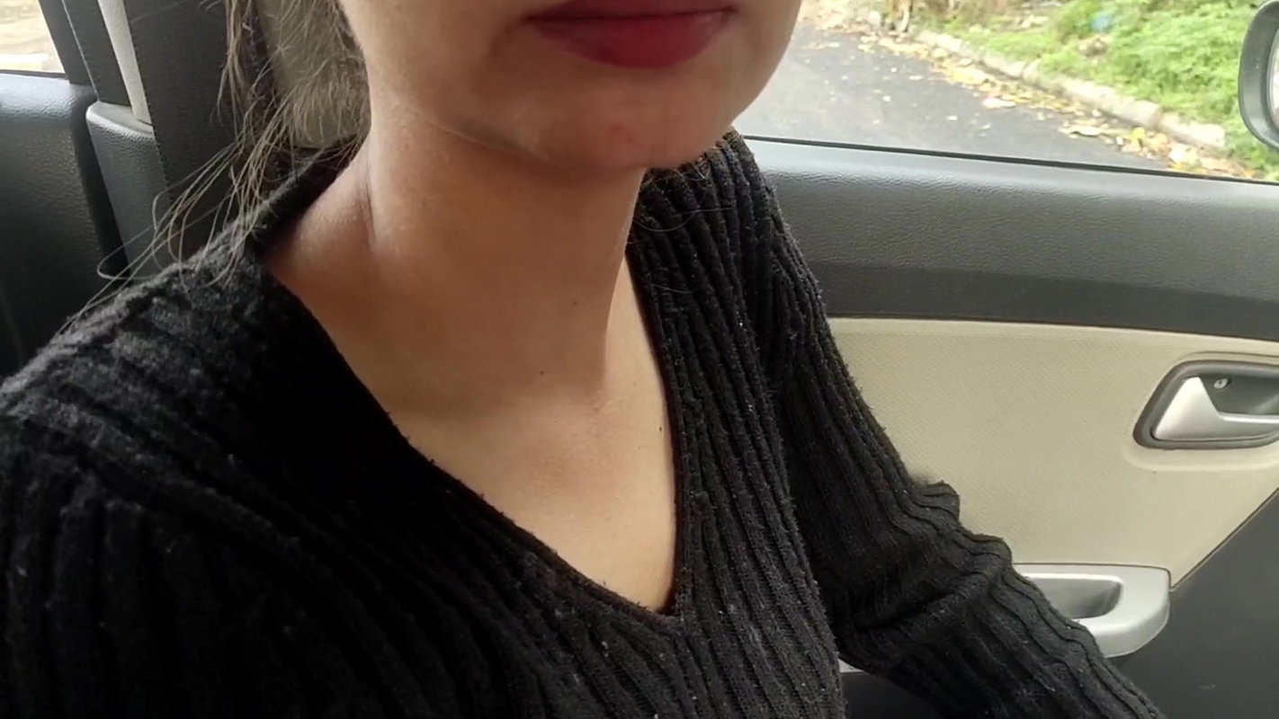 Blackmailing and fucking my gf outdoor risky public sex with ex bf Hot sexy ex girlfriend ki chudai in lockdown in Car