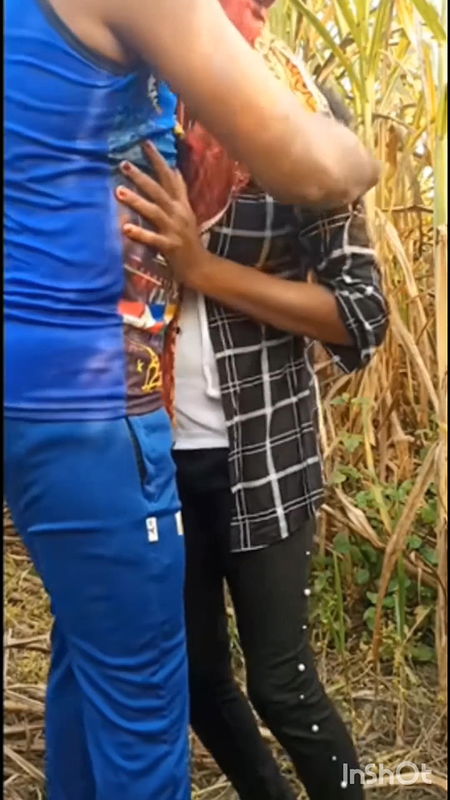 Boyfriend went to public area and girlfriend land