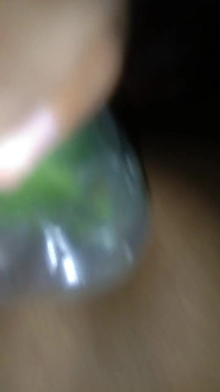 Busty slut inserts cucumber in her cunt