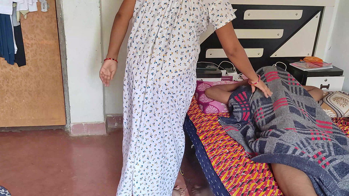 Cheating Husband Persuade Maid Fucking while Wife Leave Home