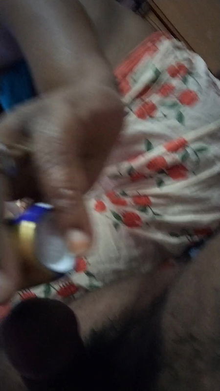 Chennai Tamil ponnu big cock masturbating and massage her step brother