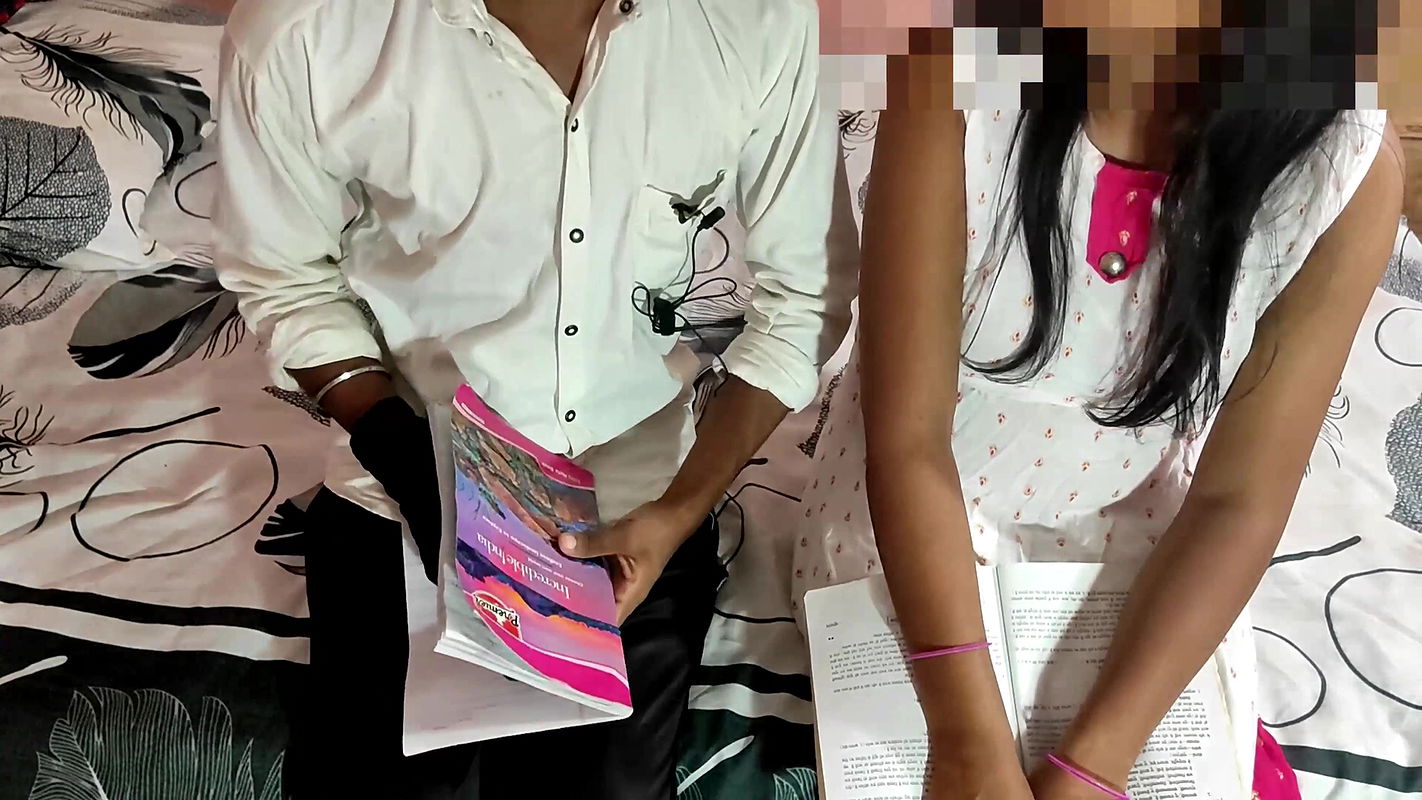 Class monitor girl fucked by showing dirty movie in school