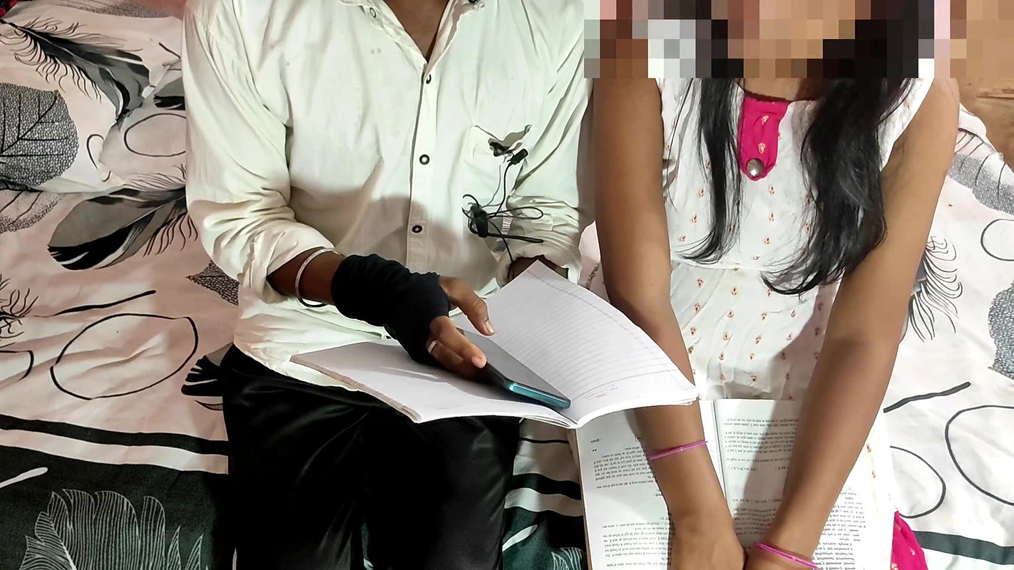 Class monitor girl fucked by showing dirty movie in school