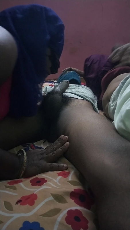 Cock sucking threesome hot Tamil dirty talking