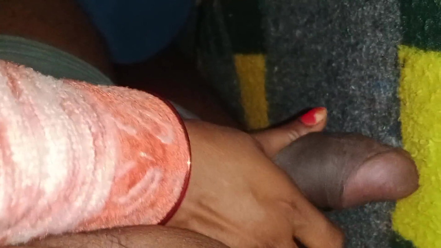 Country sister-in-law enjoyed massaging brother-in-law’s penis