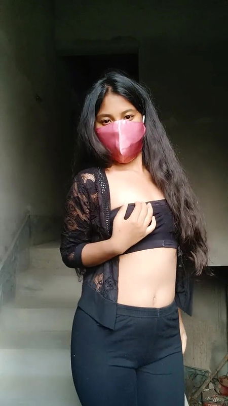 Cute baby girl masturbating