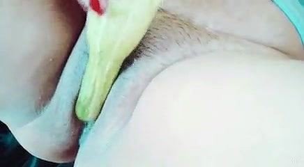 Desi pussy style with cucumber