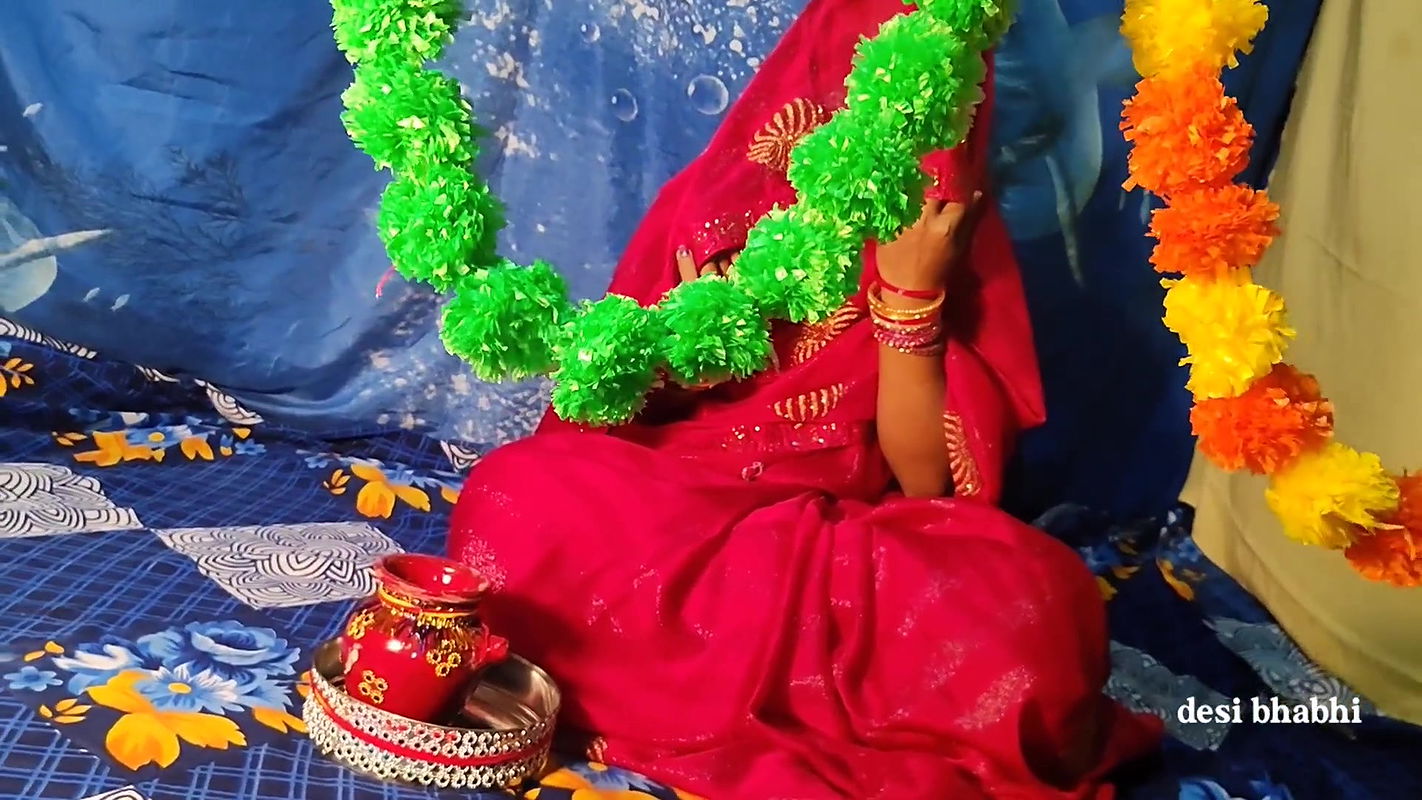 desi wife best Indian suhag rat sex video