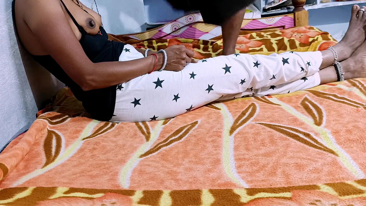 Indian Hot Wife Homemade Handjob Blowjob Footjob Part 1