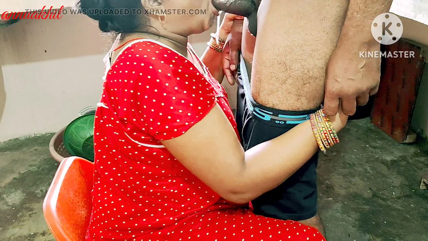 Indian mommy dirty annu’s big cock fucked by big black cock and taking deep cock in throat