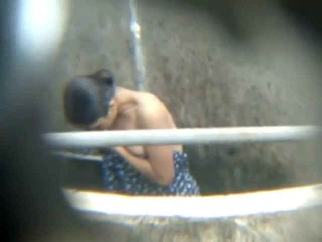 next door girl outdoorhower captured