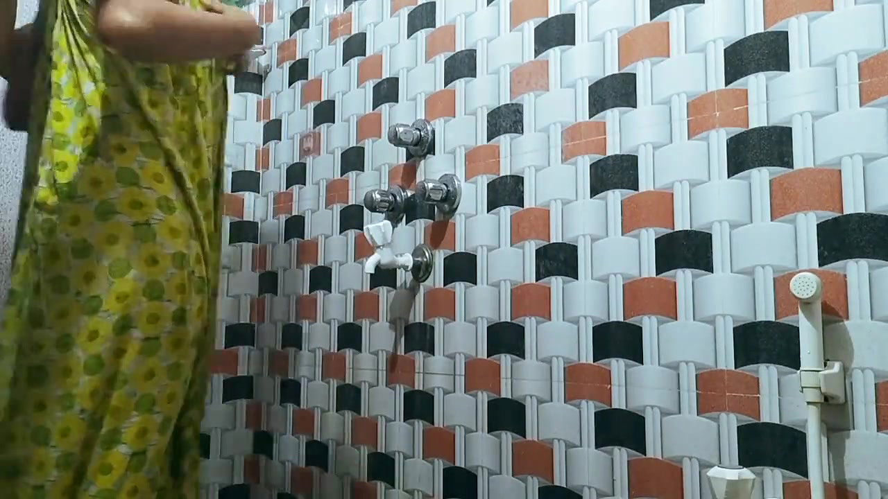 Indian sister-in-law was taking bath when brother-in-law slammed and left