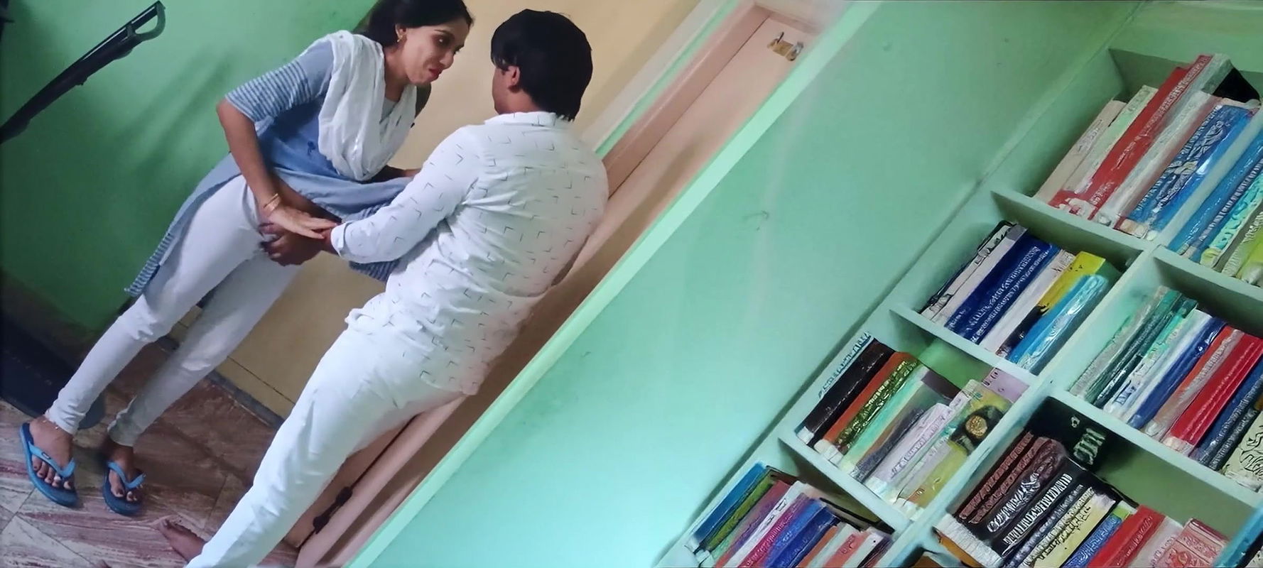 Indian Stepbrother Fucking his Hot Stepsister In College Library
