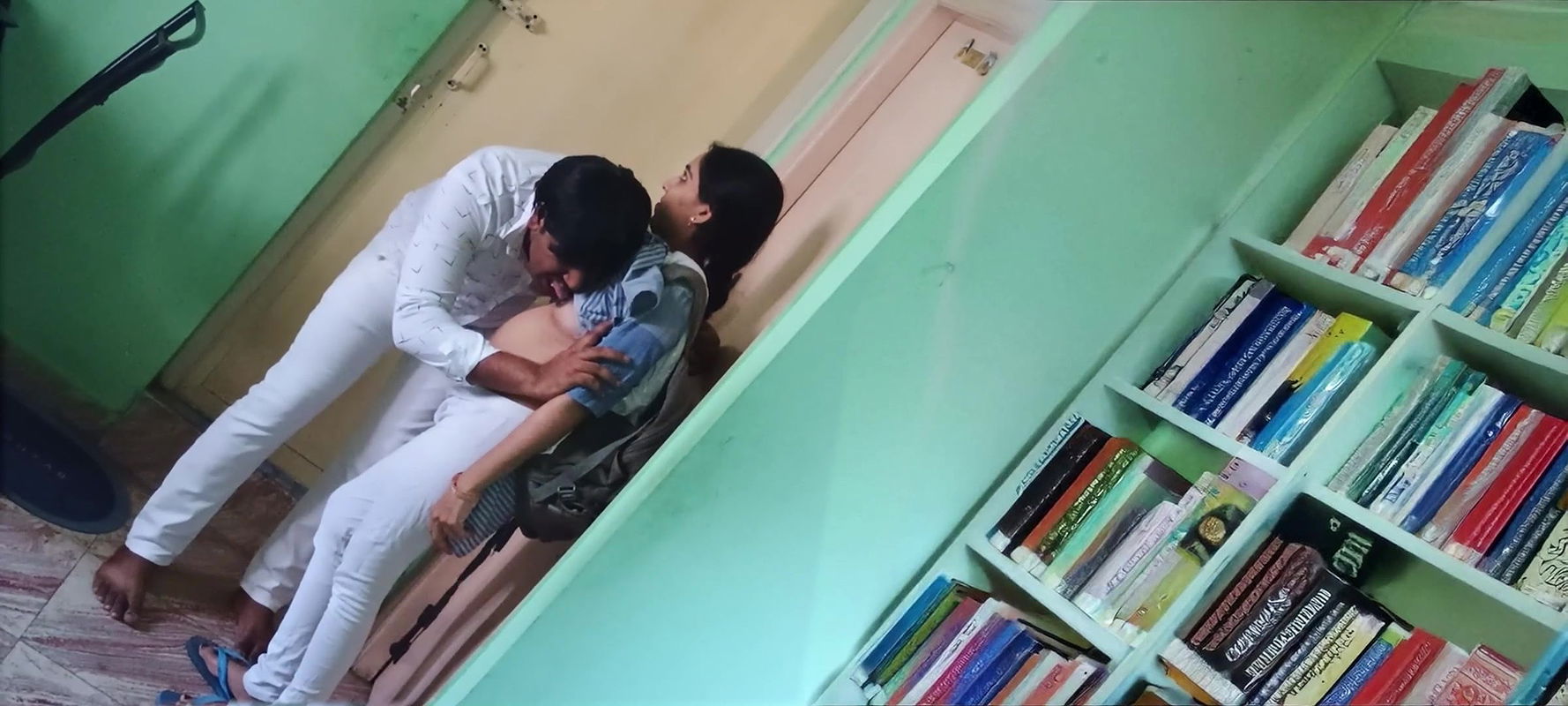 Indian Stepbrother Fucking his Hot Stepsister In College Library
