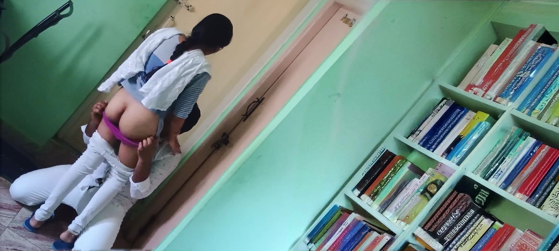 Indian Stepbrother Fucking his Hot Stepsister In College Library