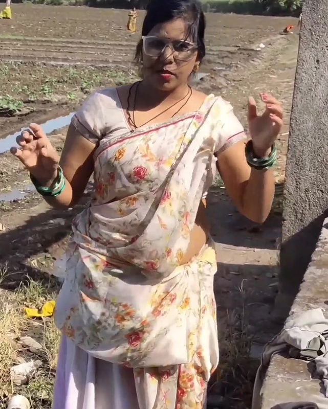 Indian village girl by taking her to jungle