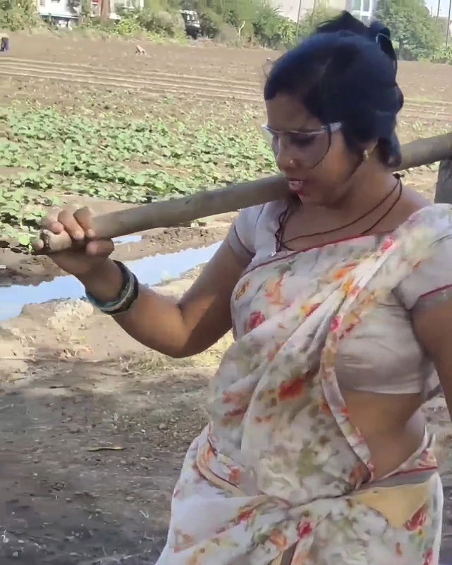 Indian village girl by taking her to jungle