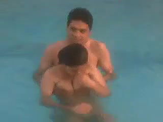 pakistani couple in pool naked